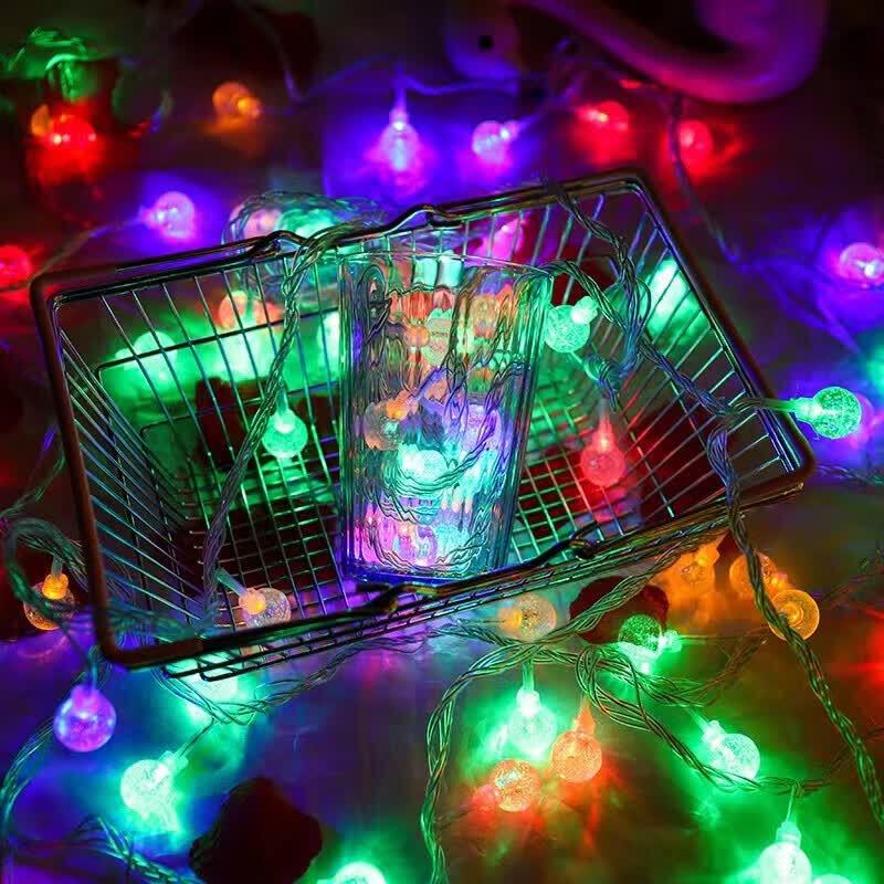 Enpufike LED Bubble Ball String Lights