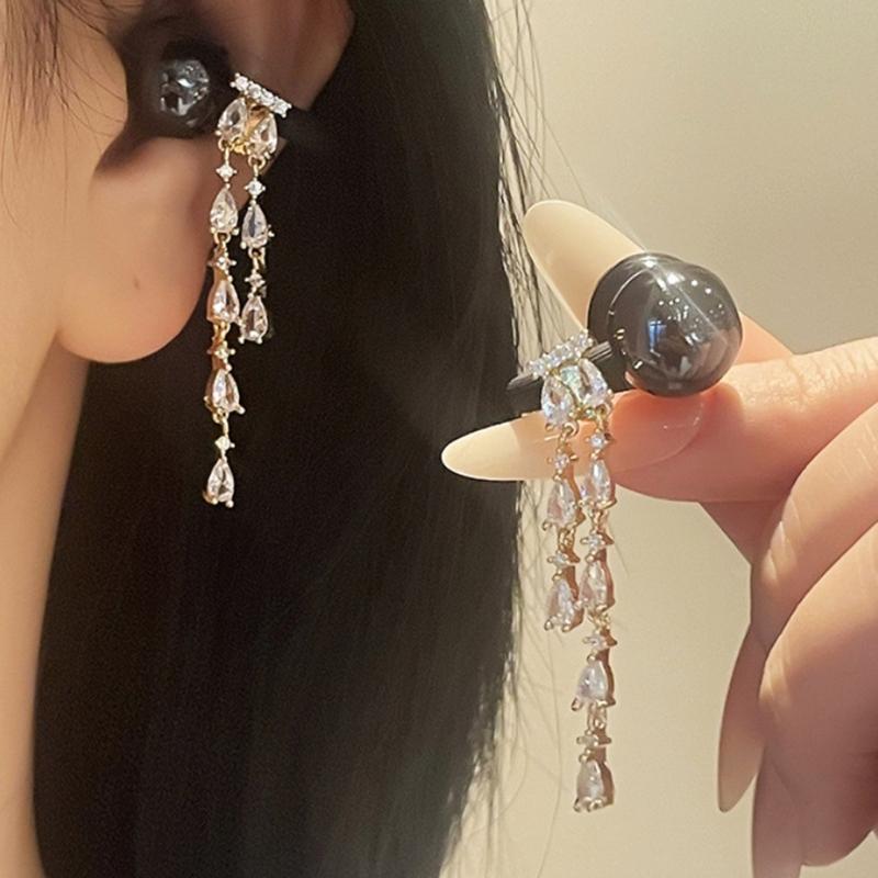 Elegant Droplet Ear Clip Decorative Charm Buckle For Freeclip 2 Headphone Comfortable Fit Secure Hold For Daily Use