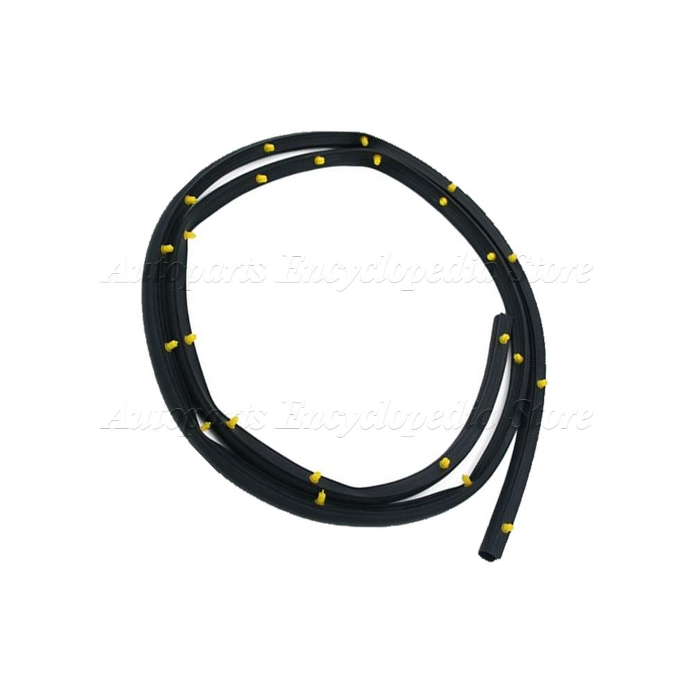 Car Front Bumper Parts Hood Seal Strip Auto Accessories Black 68070493AA For Cherokee For Durango 2011-2020 For Jeep Grand