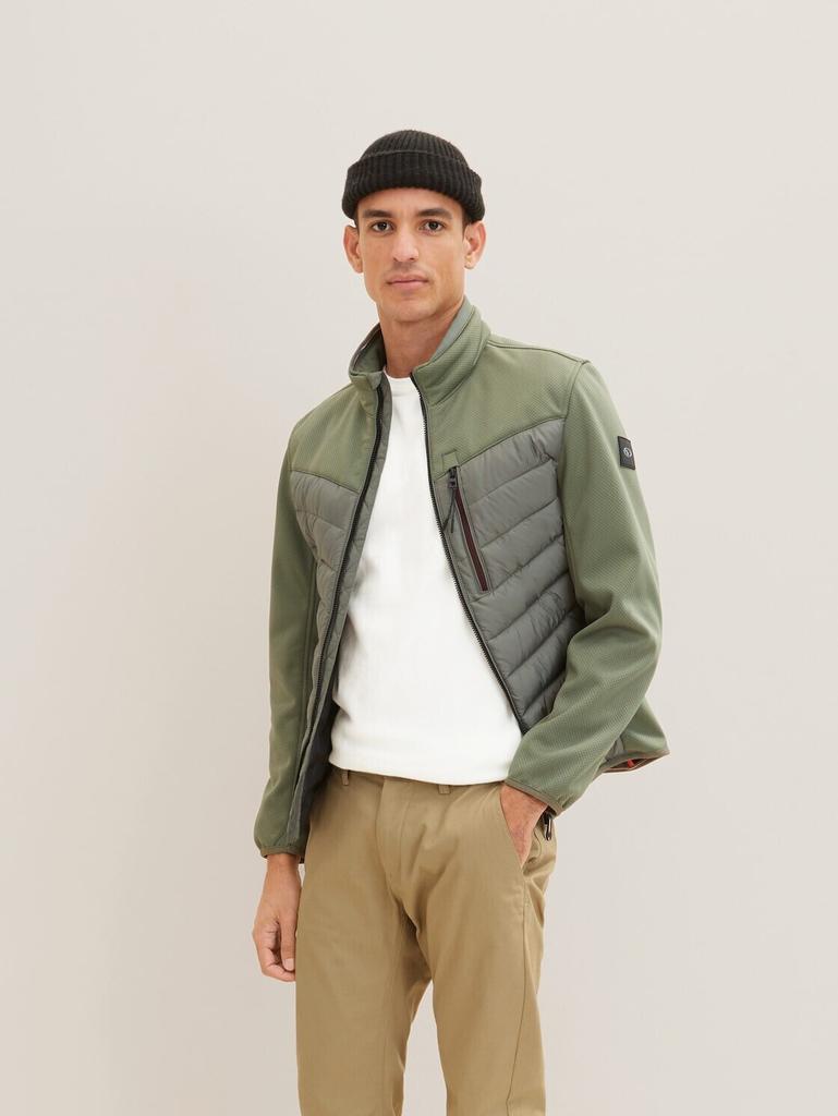Mid-season Jacket Tom Tailor Hybrid Jacke (1034035) Dusty Olive Green