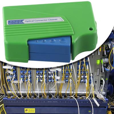 Manual Operation Cassette Fiber Optic Cleaner Optical End Face