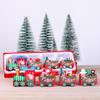 Christmas Decoration Wooden/plastic Train Home Decor Christmas Ornament Merry Christmas Decoration for Christma Deco