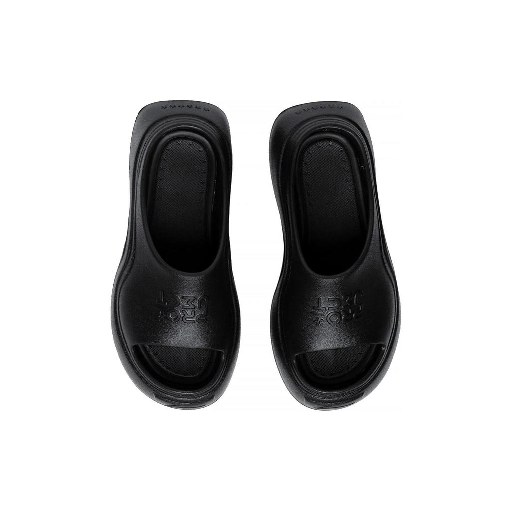 Li Ning Sports Trendy Collection Slip Resistant Abrasion Resistant Sports Slippers Women's Black AGAU002-5