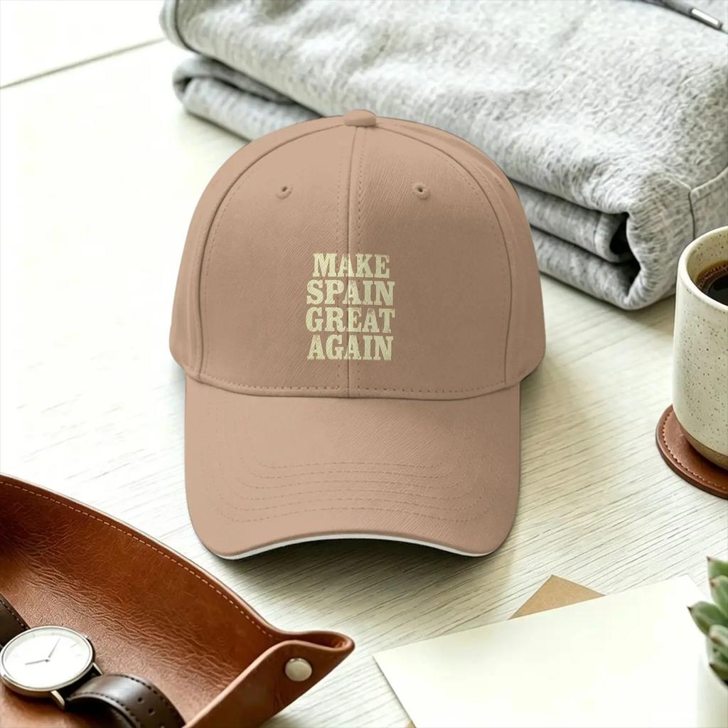 Espana Make Spain Great Again Casual Baseball Cap Summer Trucker Hat Sunscreen Outdoor Gym Snapback Cap Streetwear Baseball Cap