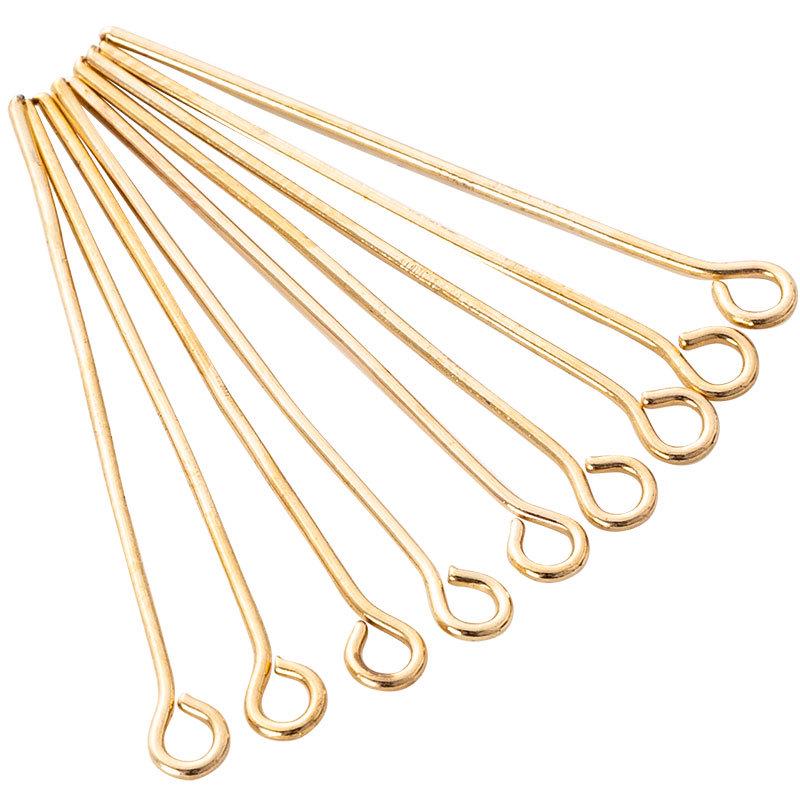 100 Handmade DIY Multi-Spec Nine-Word Needles for Beading & Jewelry Accessories