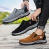 Herren Freizeitschuhe 2025 Herbst neue Sport Leder Mode Freizeitschuhe Trend Mode vielseitige weich besohlte Schuhe