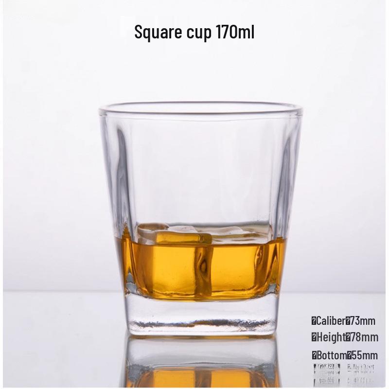 Square KTV Bar Glasses: Baijiu, Wine, & Water Glasses