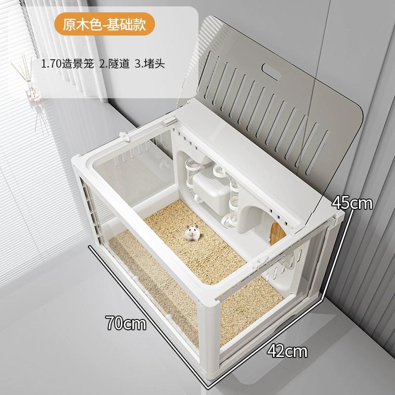 Large Luxury Hamster Cage Transparent Mouse Habitat Syrian Bear Mouse Enclosure Spacious Pet Villa Premium Rodent Housing System