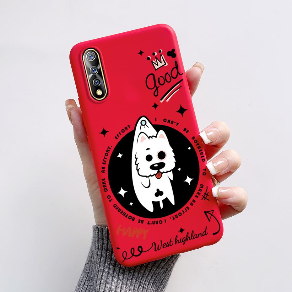 For vivo S1 Case 1907 V1913A Phone Cover Cute Rabbit Panda Shockproof Bumper For Vivo V17 Neo Fundas For Vivo Z5 IQ00 855 Coque