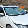 Foldable Car Windshield Sunshade with Storage Bag Universal Front Window Sun Shade UV Protection Blocker for Vehicles 160x86CM