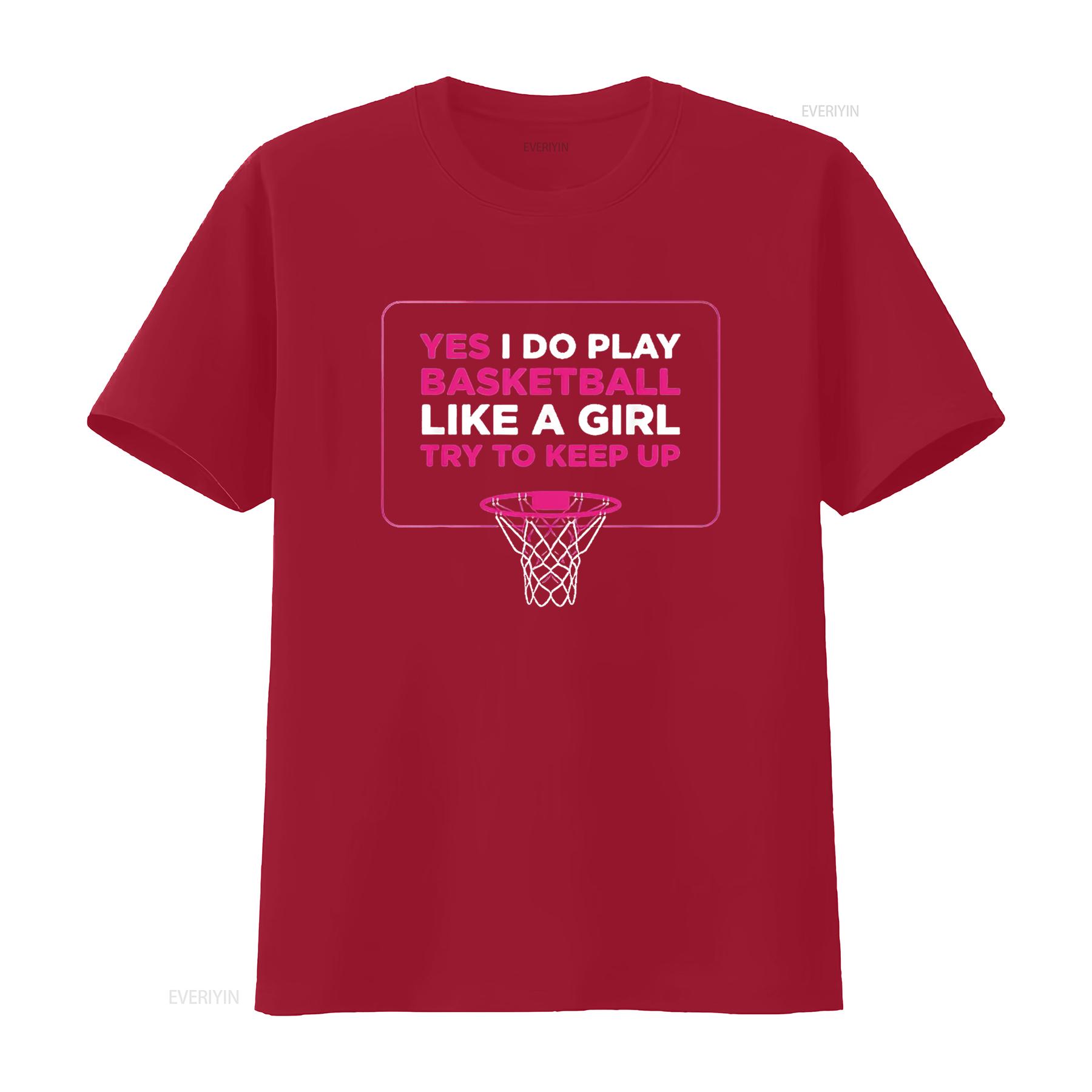 

Play Like A Girl T Shirt Women Hoops Basketball Black Medium vintage Washed Top For Everyday Wear streetwear graphic Unisex S