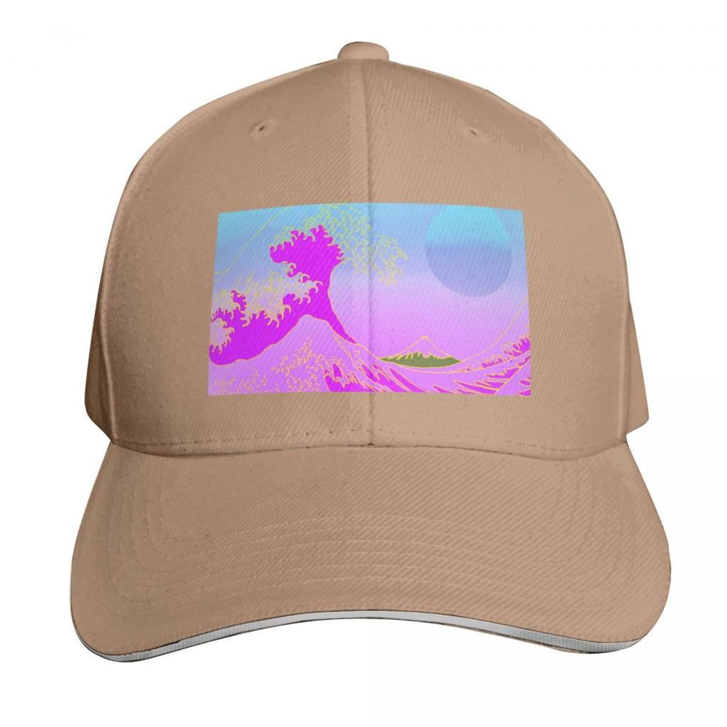 Kanagawa Sunset Baseball Cap New In Hat Gentle Unisex Hat Golf Unisex Hat Womens Unisexs