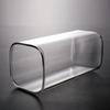 High Borosilicate Glass Explosion Proof Square Milk Juice Cup Household Transparent Large-capacity Water Cup Wine Glass Mugs