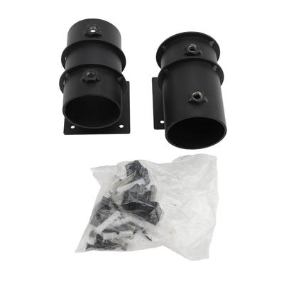 Patio Umbrella Holder Black Carbon Steel Adjustable Outdoor Umbrella Mount for 1.5 To 2 Inches Umbrella Poles