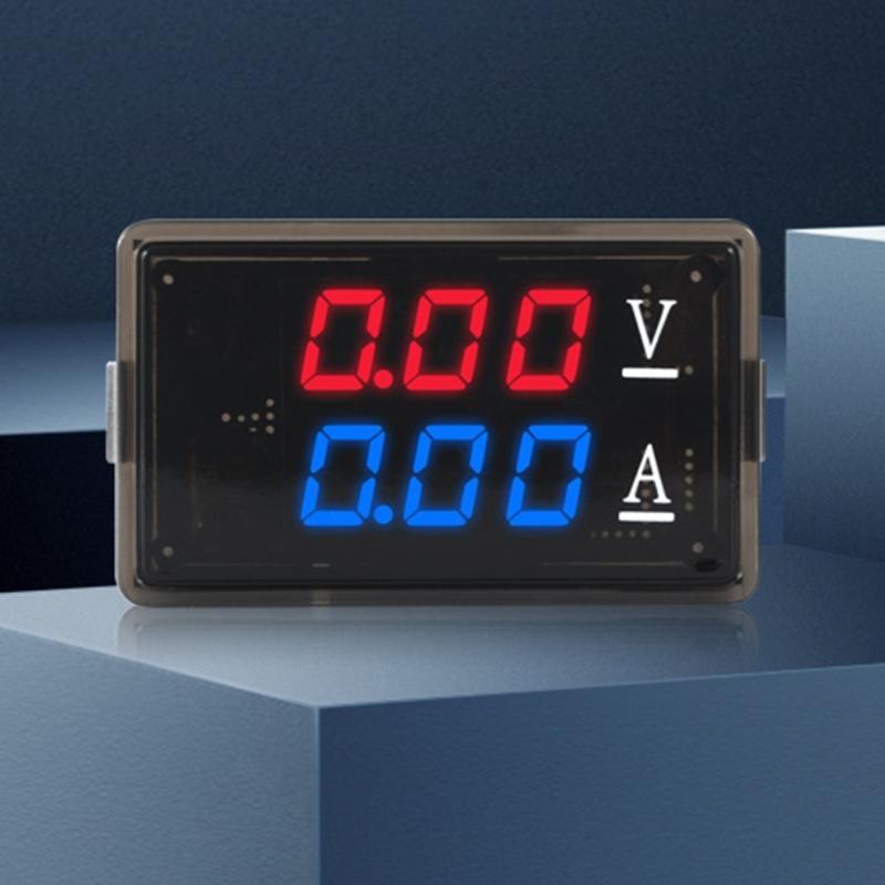 DC0-100V 10A Multimeter Current Tester 0.28" LED Display Voltmeter Ammeter Digital Current Meter Panel