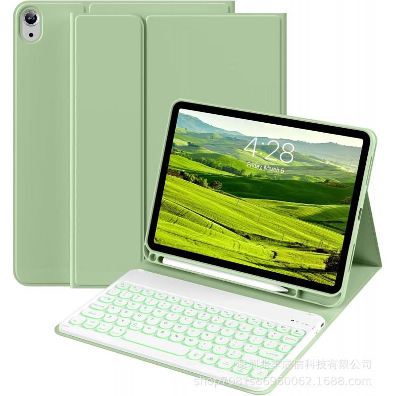 IPad 11-inch Keyboard Case With Silent Bluetooth Pen Slot TPU Cover Stand Magnetic Sleep Function