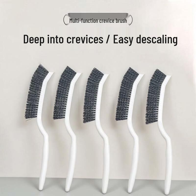 Multi-functional Hard Bristle Crevice Cleaning Brush