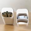 Multifunctional PC Screen Pen Holder Plastic Desk Pencil Organizer  Stationery Storage