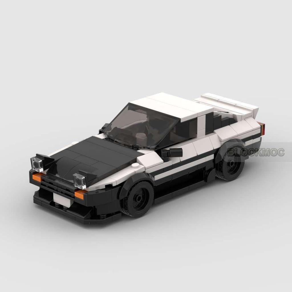 Small Particle AE86 Racing Car Educational Building Blocks Toy for Children