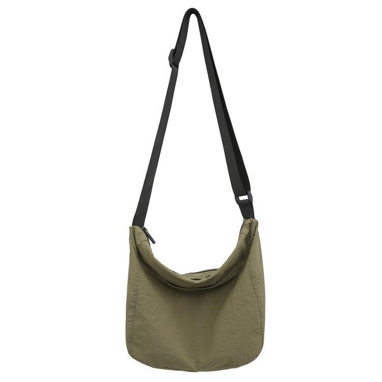 Japanese Waterproof Nylon Cloth Casual Shoulder Cloth Bag Female Design Sense Niche Retro Large Capacity Commuter Mailman Big Bag