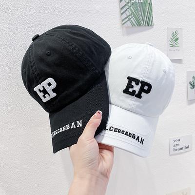 Fashion Baseball Cap with Letter Embroidery - Breathable, Adjustable Sun Hat for Outdoor Sports & Casual Wear