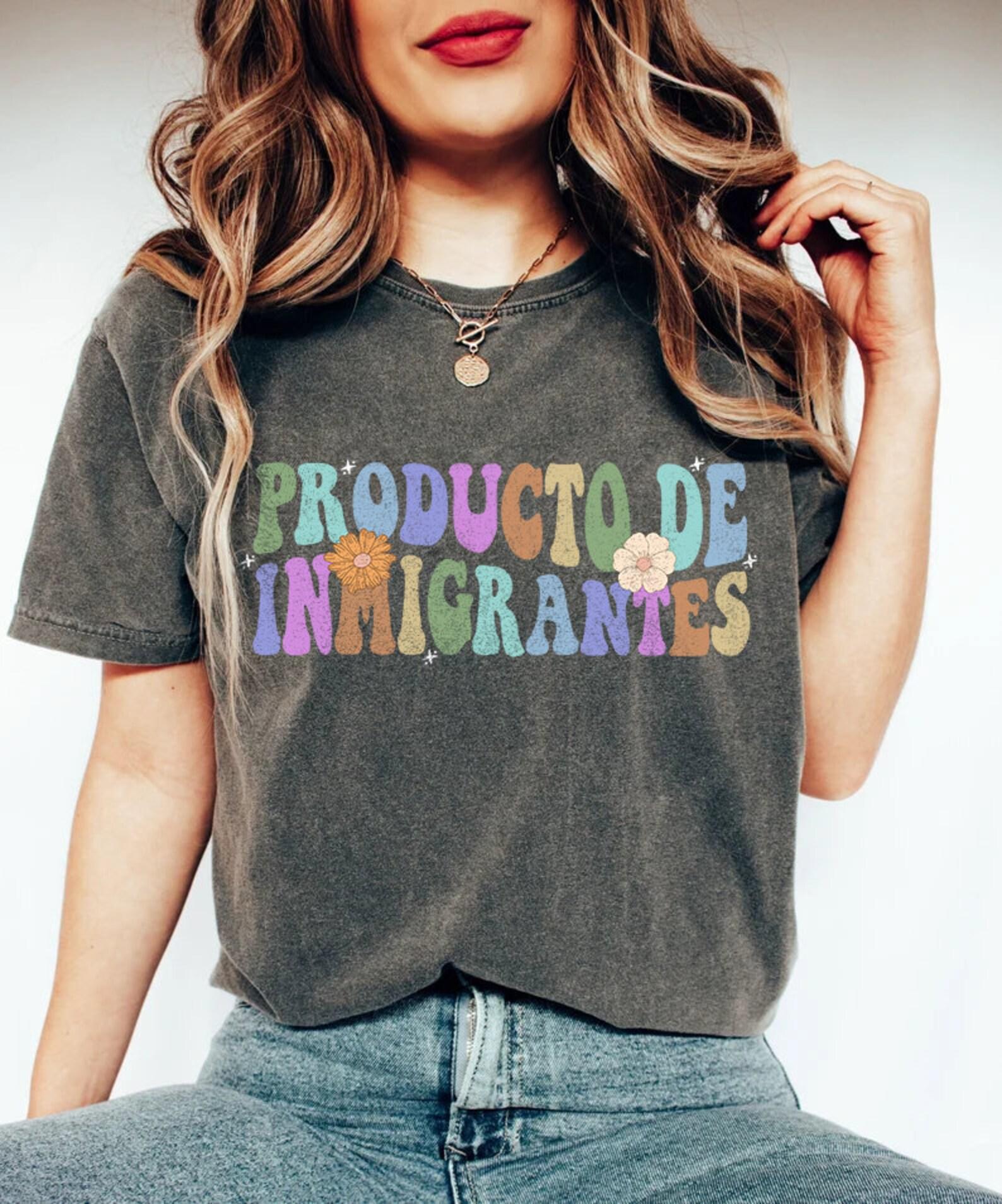 Producto de Inmigrantes Shirt First Generation shirt Spanish T-shirt Spanglish shirt Puerto Rico Tee Spanish Teacher gifts maestra shirt 3XL