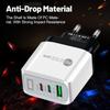 58W Dual Fast Charger with 2PD + QC3.0 for EU, US, UK, AU Plug