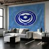 Portsmouth FC Printed Tapestry – Wall Hanging for Bedrooms, Dorms, and Home Decor
