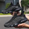 Men Casual Sport Shoes Breathable Lightweight Sneakers Outdoor Mesh Black Running Shoes Athletic Jogging Tenis Walking Shoes