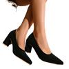 Large Size High Heels Women's Autumn New Temperament Work Commute Comfort Pointed Thick Heel Work Shoes