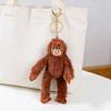 Chaveiro de Pelúcia de Macaco Chaveiros de Animais de Pelúcia Macios com Braços Longos Bonecas Fofas para Pendurar em Bolsas Mochilas Presente Inovador para Crianças Amantes de Animais