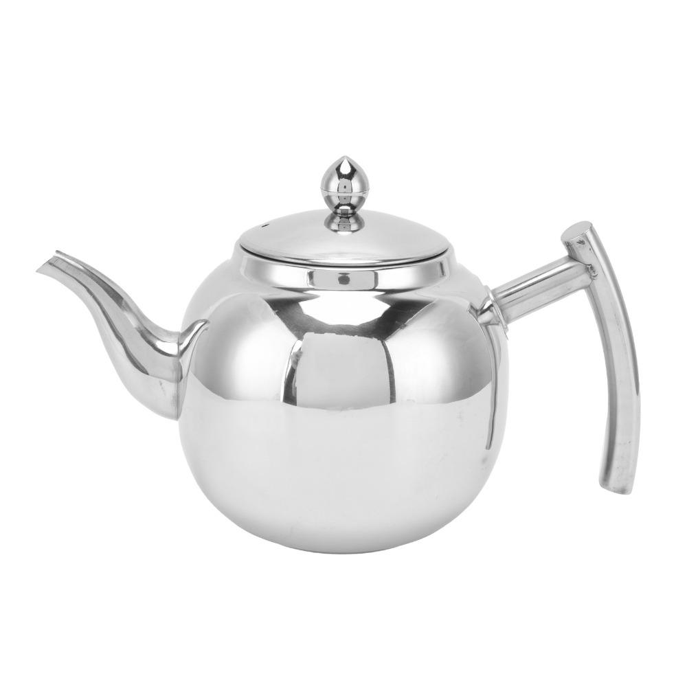 Mirror Polish Stainless Steel Teapot Stainless Steel Tea Kettle Cold Water Kettle  Home Use