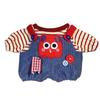 1 Set Striped Shirt 20cm Cotton Doll Clothes Rompers No Attribute Doll Clothes  20cm Cotton Doll
