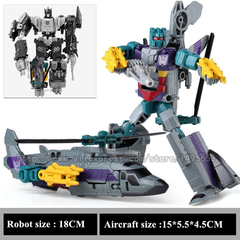 Haizhixing 5 IN 1 Transformation Robot Car Toys Anime Devastator Aircraft Tank Model KO Boys Truck Collection Kid Adult Gift