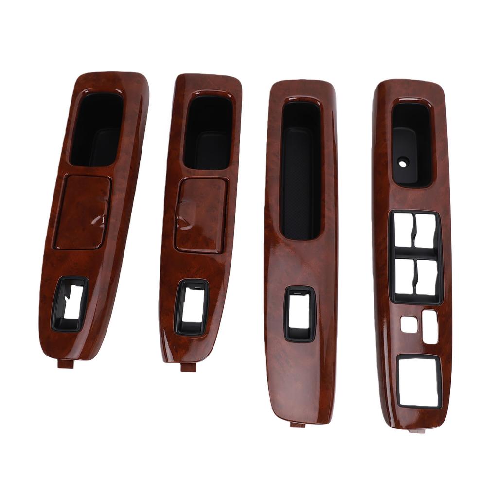 4 Stück Auto-Fensterschalter-Armlehnenverkleidung Ersatz für Toyota Camry 2001 2006 Türarmlehnenverkleidung Fensterschalter-Blende Zierleiste
