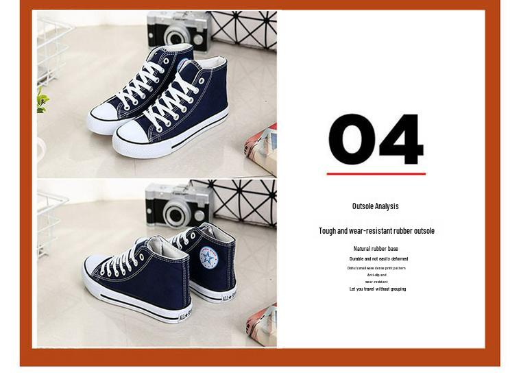 Scarpe da Ginnastica Alte in Tela Demon Slayer - Unisex Moda Cartoni Animati