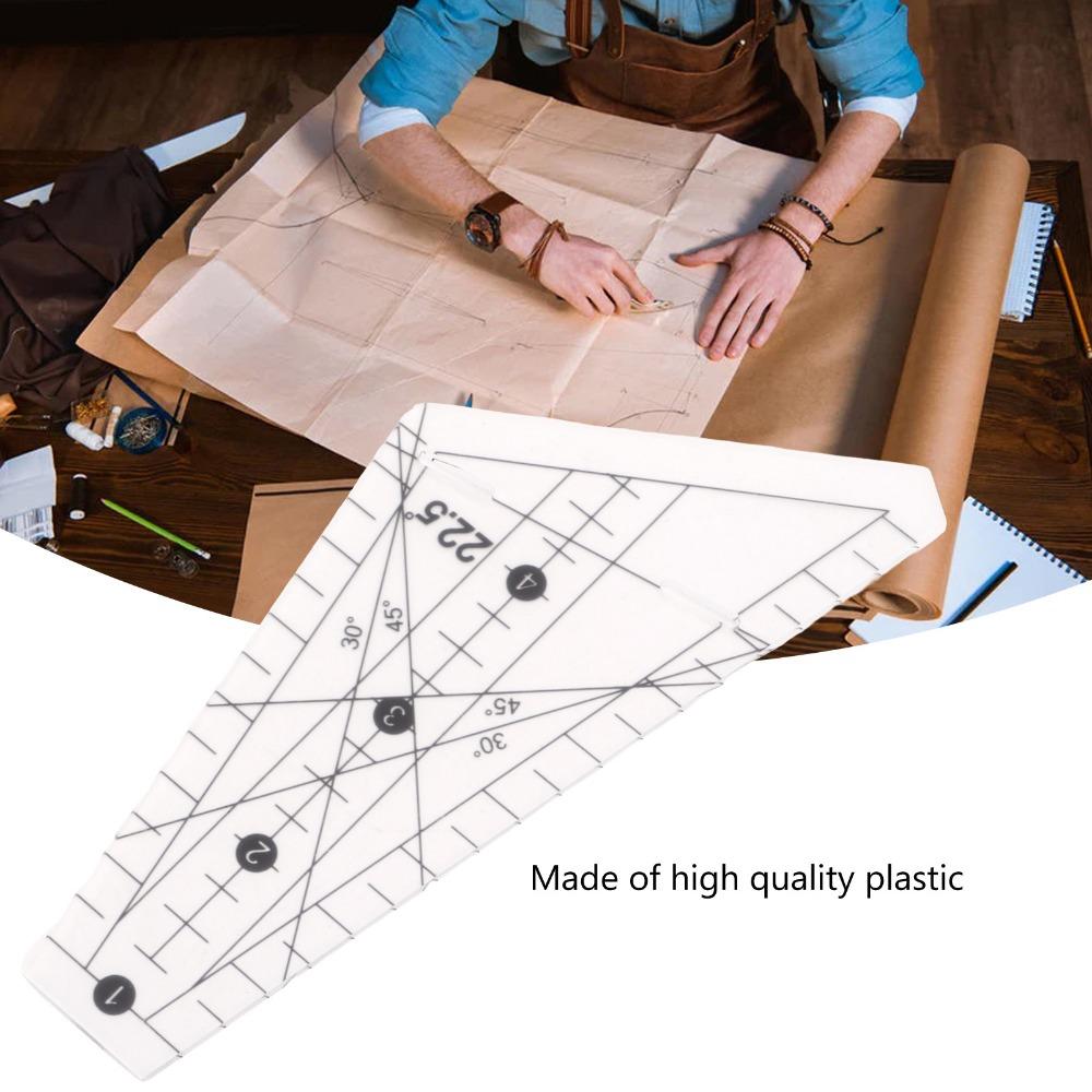 22.5 Degree Angle Patchwork Ruler Acrylic Sewing Stencil Tool Sewing Template Ruler For Sewing DIY