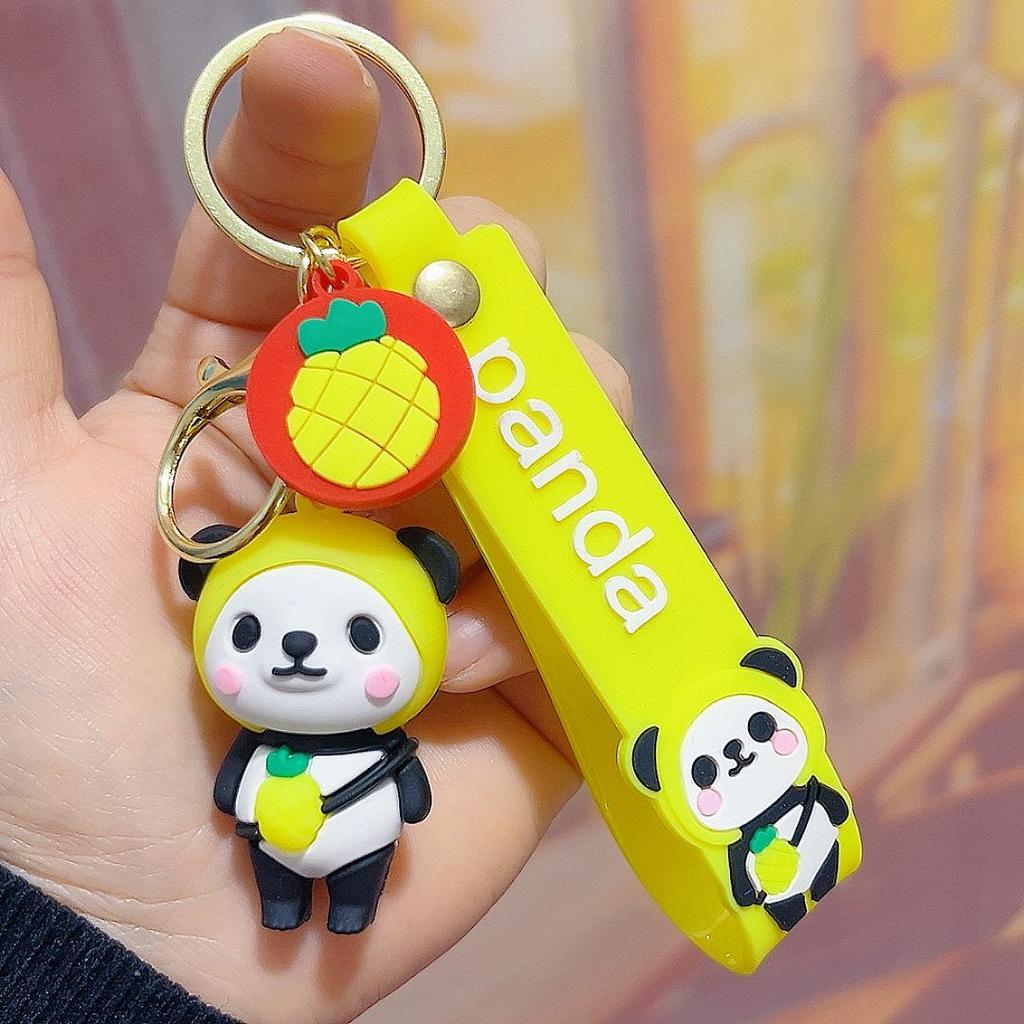 Cute Cartoon Panda Keychain Pendant - Perfect Birthday Gift for Friends