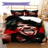 YUNGBLUD Pattern Bedding Quilt Set Quilt Cover Pillowcase Home Decoration Birthday Gift (1 * Duvet Cover + 2 * Pillowcase, Without Core)