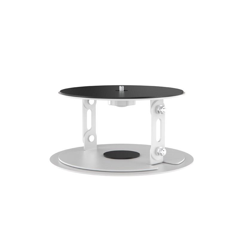 Adjustable Metal Projector Stand with Telescopic Pan-Tilt Head for Home and Bedside Use