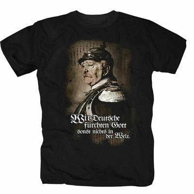German Empire "The Iron Chancellor" Otto Von Bismarck Old Posters T-Shirt 100% Cotton O-Neck Short Sleeve Casual Mens T-shirt