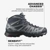 Salomon Hiking Shoes X Ultra Pioneer MID CSWP W L41671200 Tasting cm Ebony/Stormy Weather/Wine 23.5