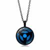 anime merchandise Naruto Sharingan Pendant Necklace Men Women Versatile Circular accessories Sweater Chain toys gifts for kids