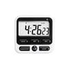 Digital Display Cooking Alarm Clock Kitchen Timer Sleep Stopwatch Clock House Countdown Kids Student Learning Time Manager