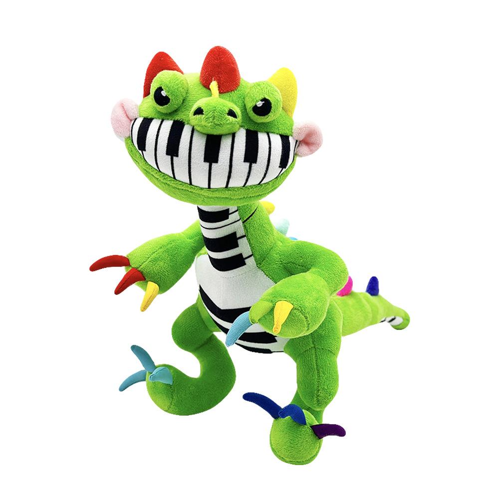 Pianosaurus Plush Piano Dragon Plush Toy Doll, Plush Doll