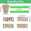30pcs Biodegradable Seedling Flower Pots With Domes Handmade Garden Paper Craft Kit With 20 Sheets Stickers For Kids DIY Garden