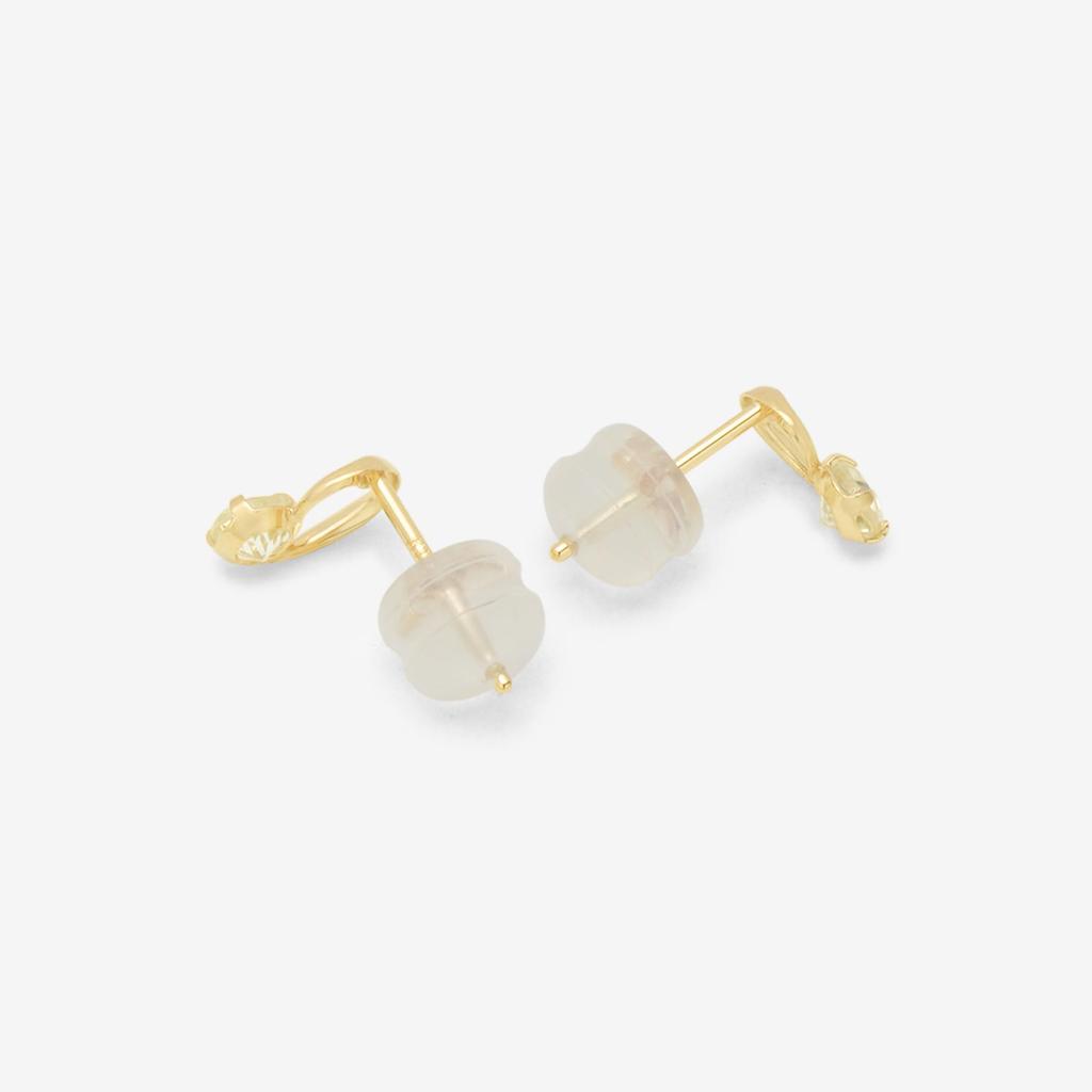 ESTELLE [Official] Women's Earrings, 10K Yellow Gold with Lemon Quartz, 0222-9394-0019-0000