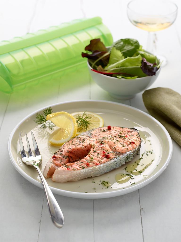 Lukue Steam Case with Tray Lettuce 62049 (slatted)