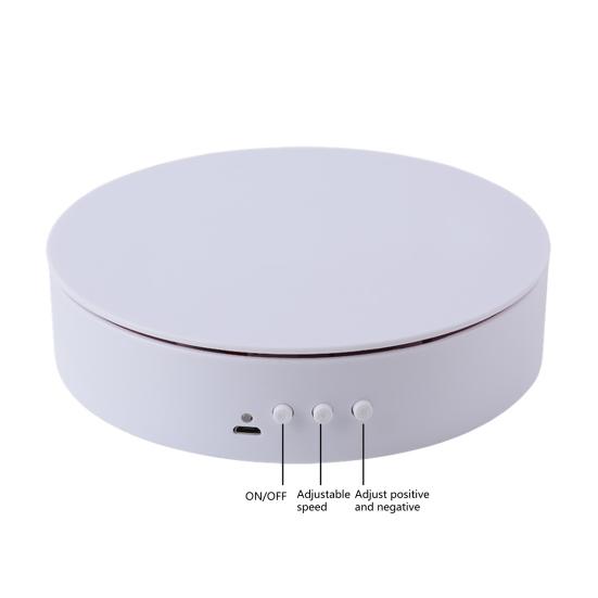 Rotating Display Stand 360 Degree Rotation Large Bearing Capacity Low Noise Rechargeable
