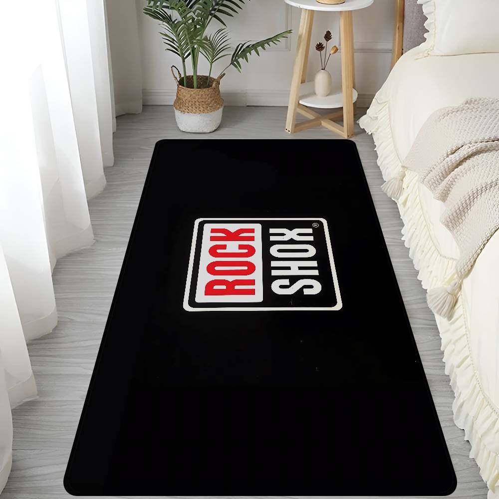 R-Rock-Shox Mountain Bike Floor Mat Retro Multiple Choice Living Room Kitchen Rug Non-Slip Modern Home Decor